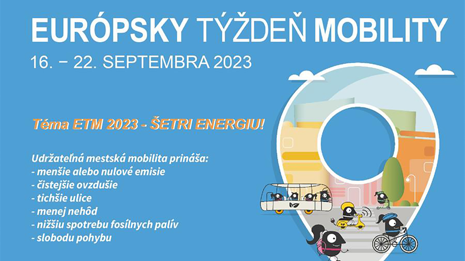 Európsky týždeň mobility: zapojených je 70 miest  