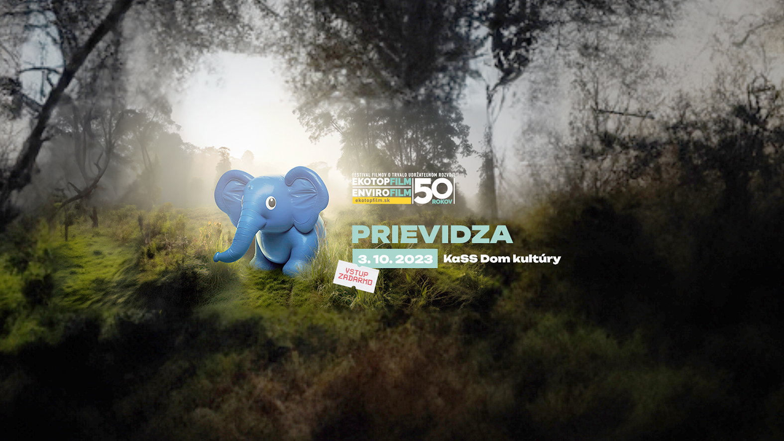 Filmový festival EKOTOPFILM - ENVIROFILM 2023 aj v Prievidzi