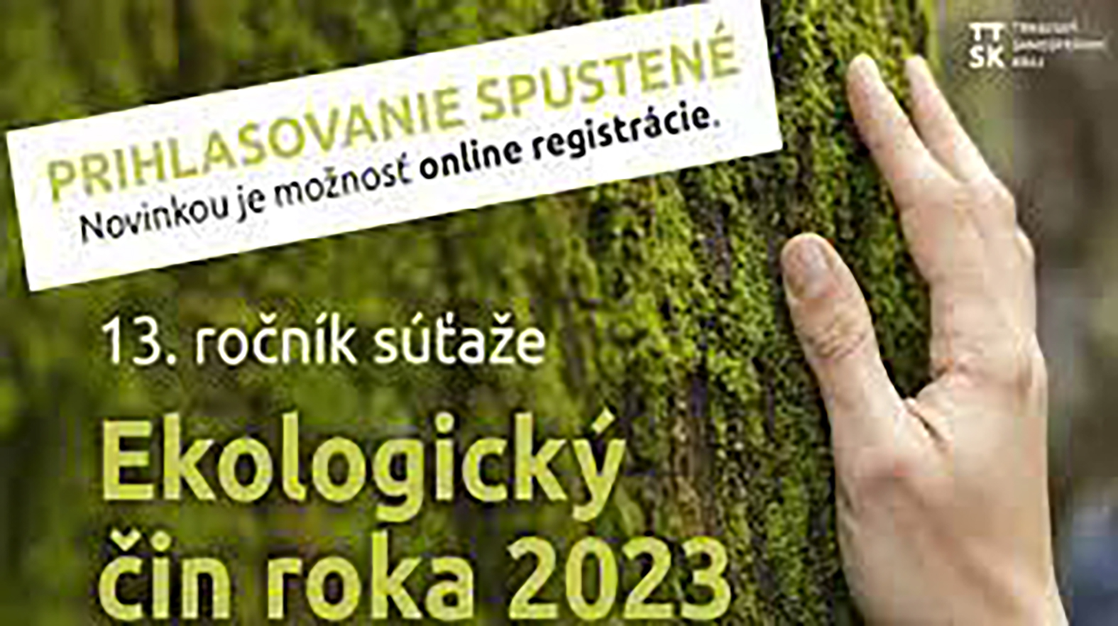 TTSK otvoril prihlasovanie návrhov na ocenenie Ekologický čin roka 2023