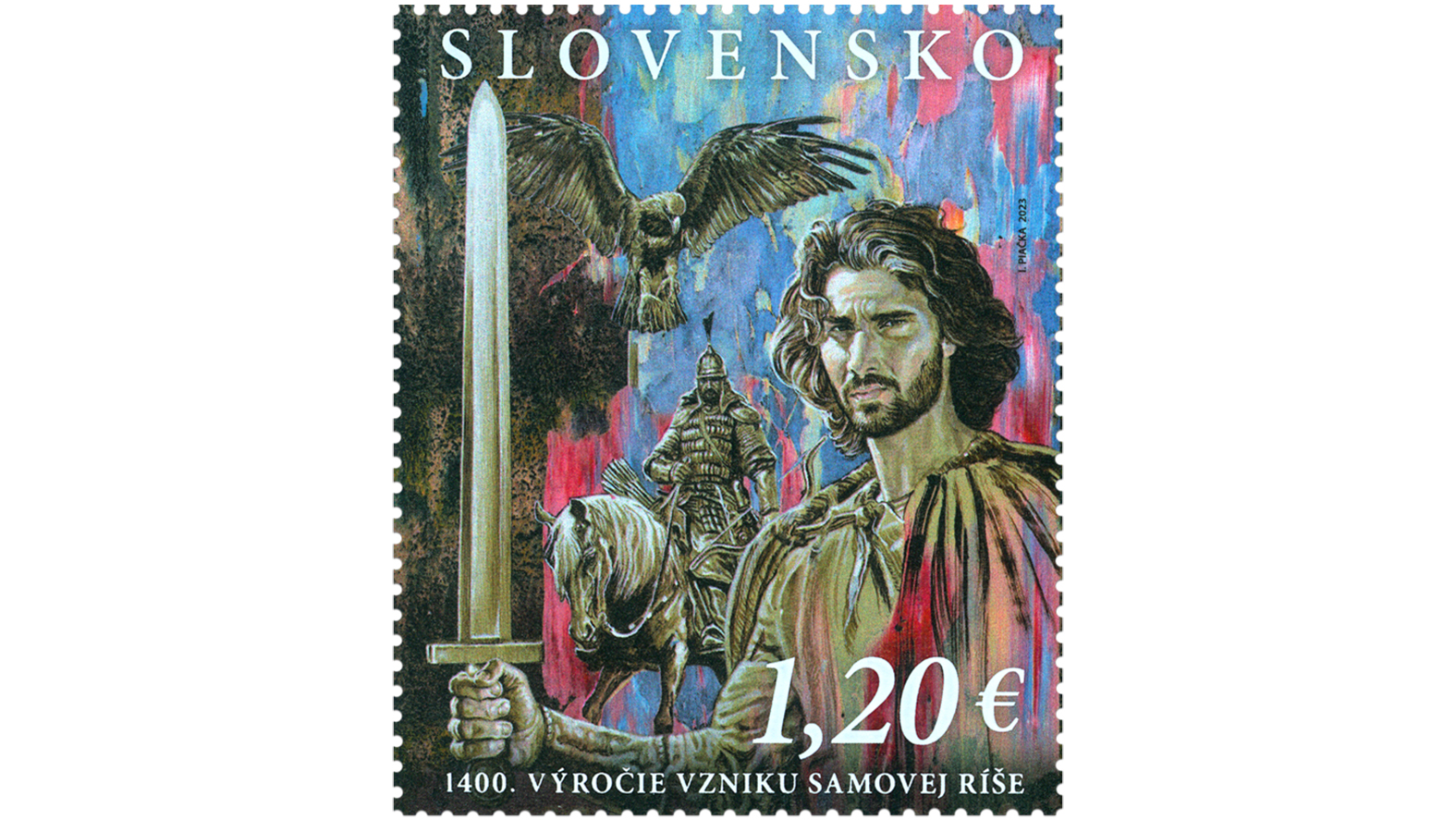 Pošta vydala známku „1400. výročie vzniku Samovej ríše“