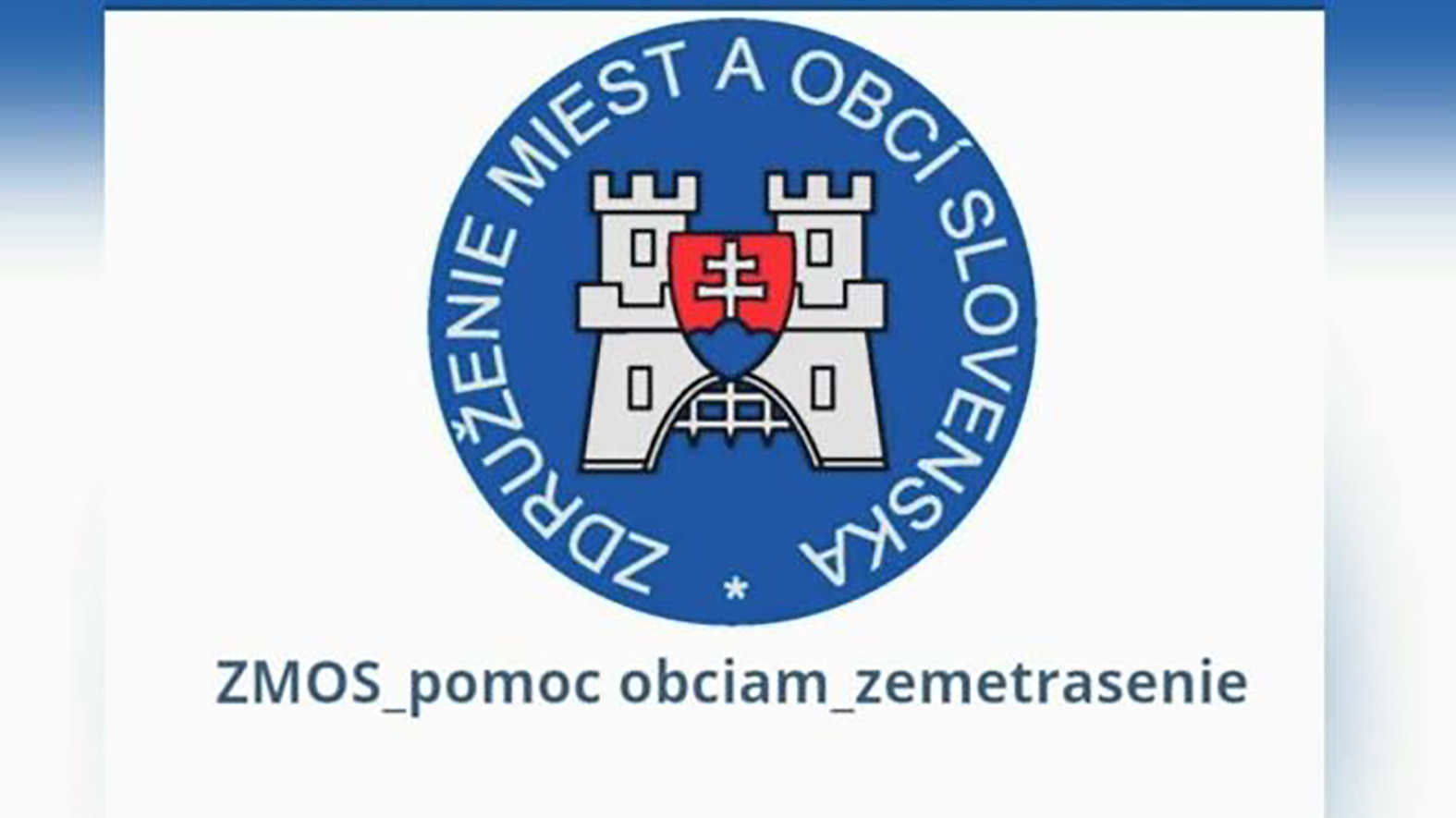 Transparentný účet na pomoc samosprávam postihnutých zemetrasením 