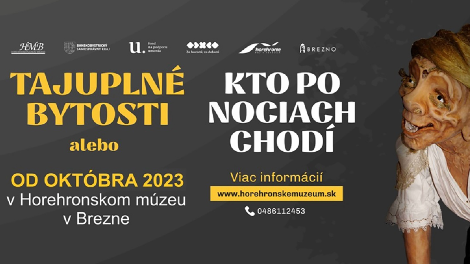 Horehronské múzeum v Brezne otvára podujatie na tému tajuplných bytostí