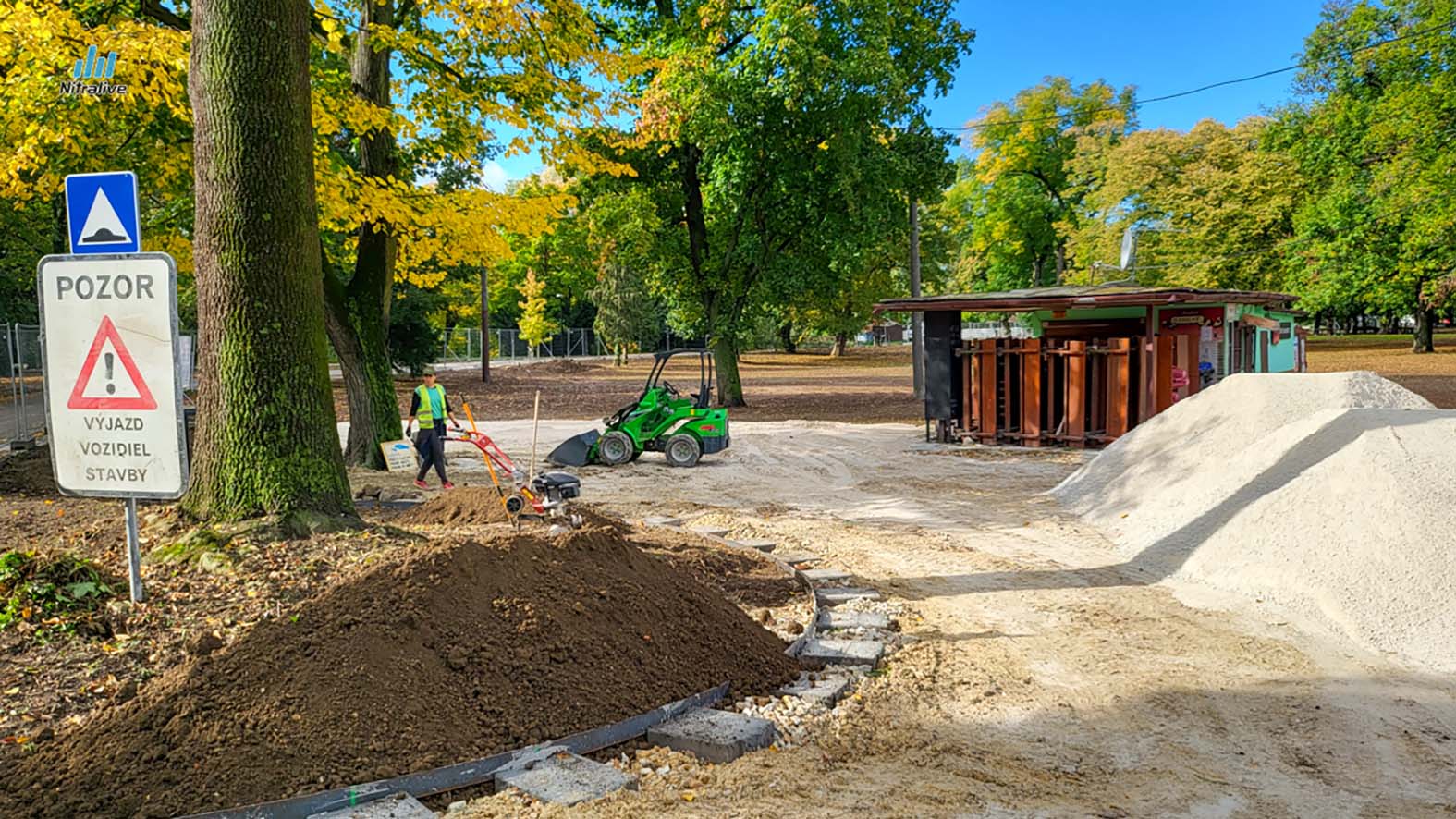 Revitalizácia Starého parku v Nitre má byť ukončená do konca roka 