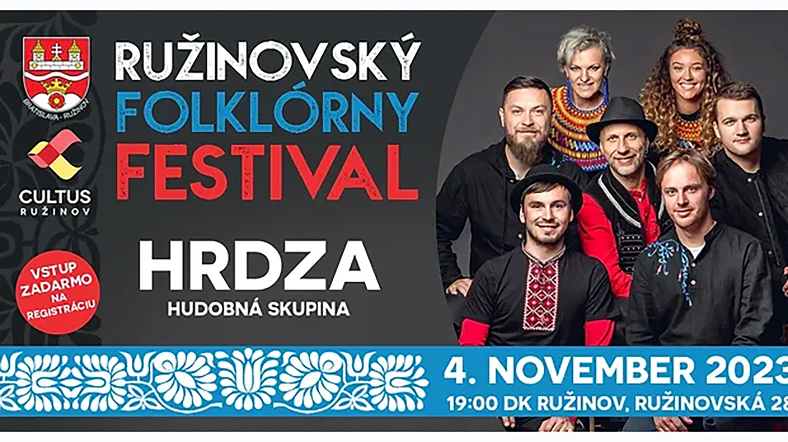 Ružinovský folklórny festival prinesie hudbu, tanec či tradičné umenie