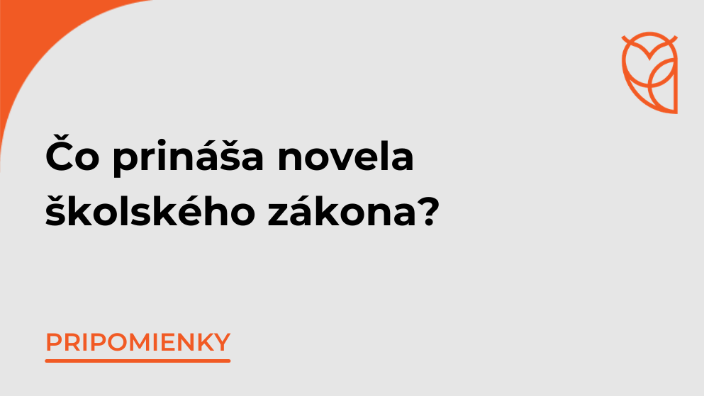 ZMOS: Novela školského zákona je pre regióny s MRK a satelitné obce problémová