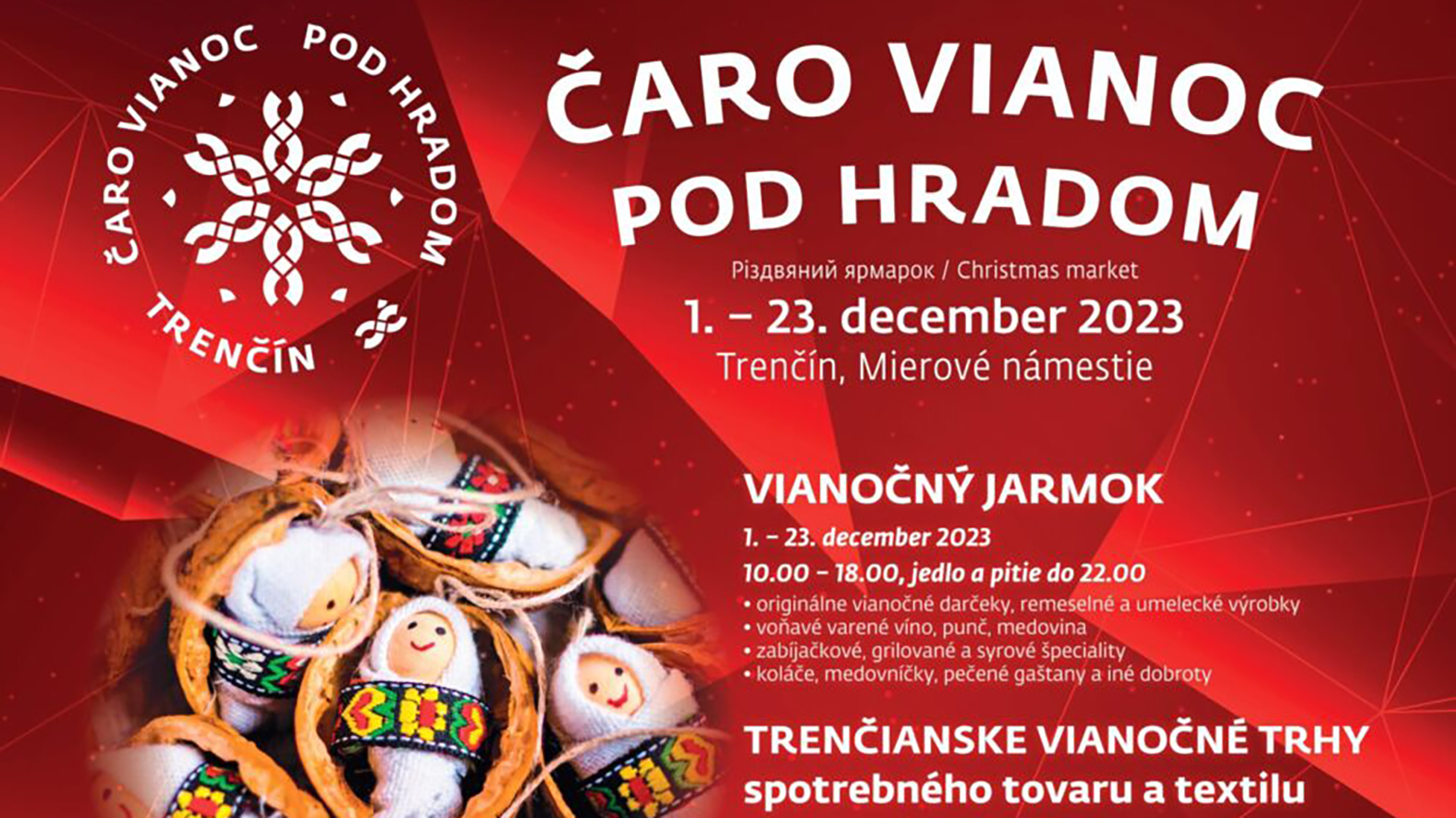 Na Mierovom námestí sa v piatok začne festival Čaro Vianoc pod hradom