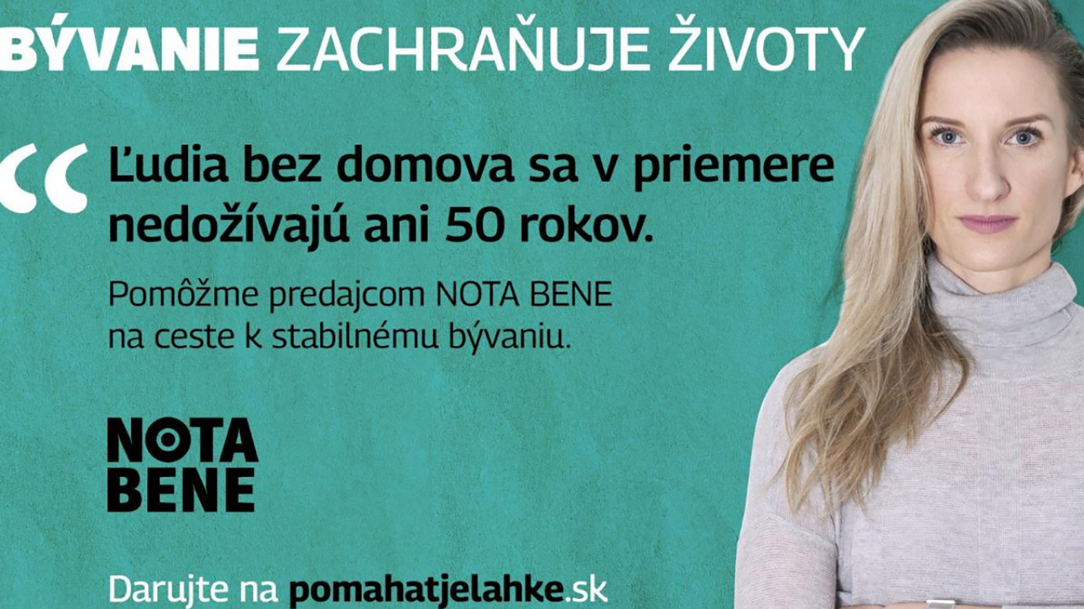 Ľuďom bez domova pomôže nová kampaň Bývanie zachraňuje životy