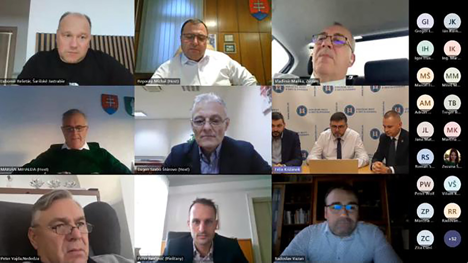Mimoriadne online rokovanie komory miest a komory obcí ZMOS  