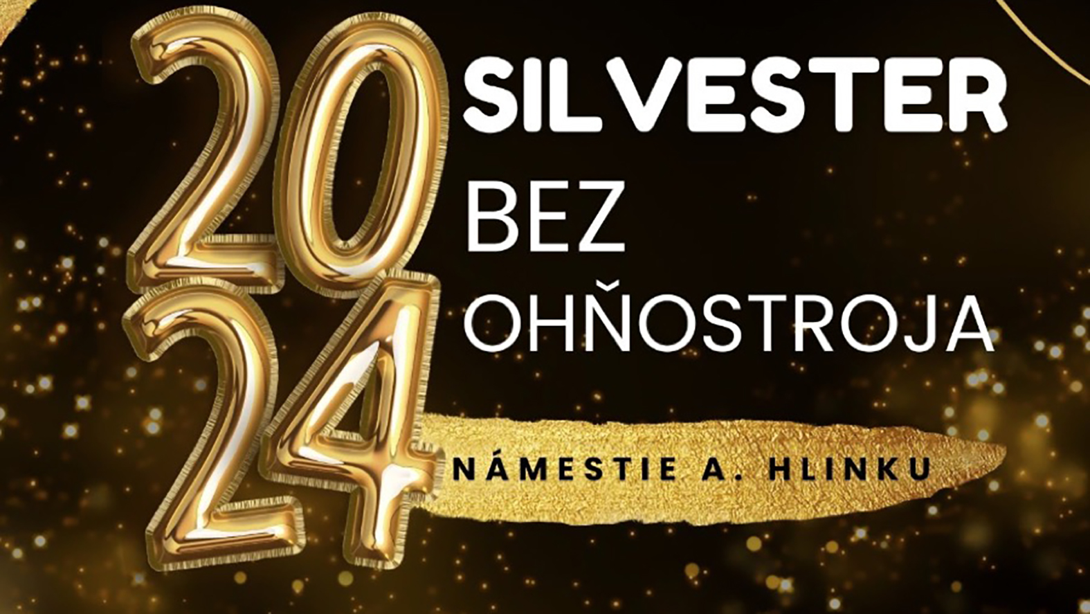 Mesto sa so starým rokom rozlúči prskavkami, bez ohňostroja