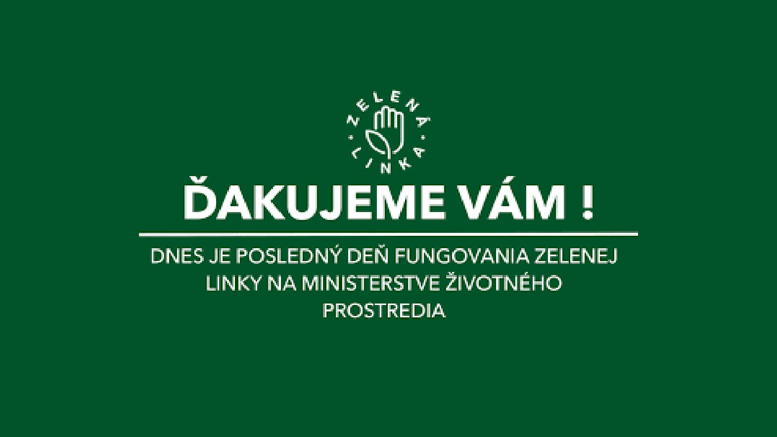Zelená linka skončila, od ľudí evidovala viac ako 7000 podaní