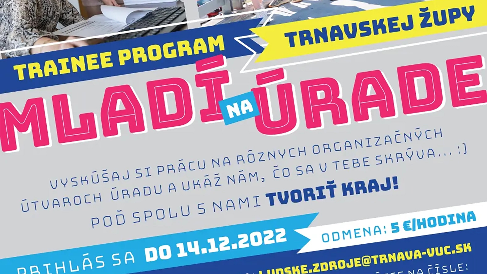 TTSK tretíkrát otvára pre vysokoškolákov stážový program Mladí na úrade