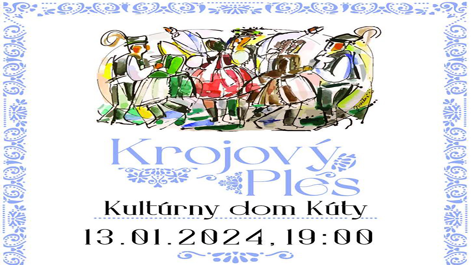 Domáci i hostia z Moravy sa stretnú v Kútoch na Krojovanom plese