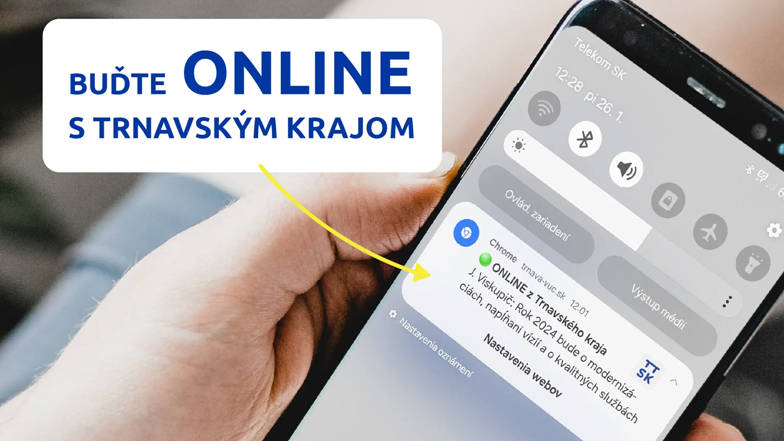 TTSK obyvateľov informuje aj cez novú službu Online s Trnavským krajom