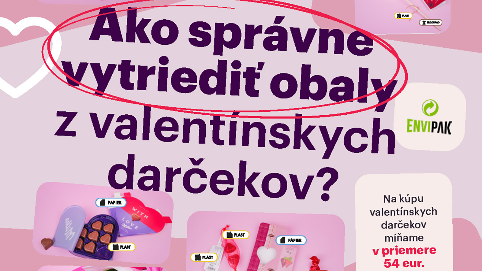 Viete ako správne vytriediť odpad z valentínskych darčekov?