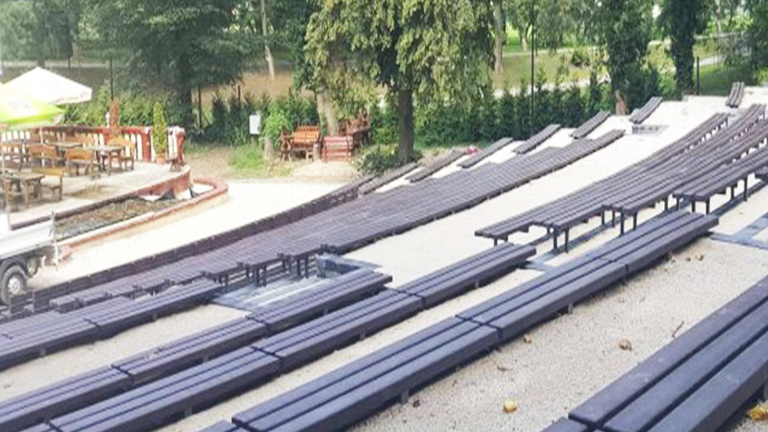 V Hlohovci pokračuje obnova mestského amfiteátra