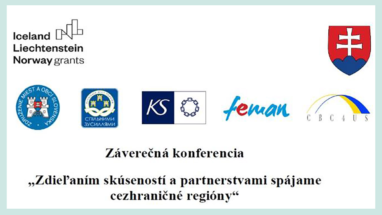 Záverečná konferencia k projektu slovensko-ukrajinskej spolupráci 