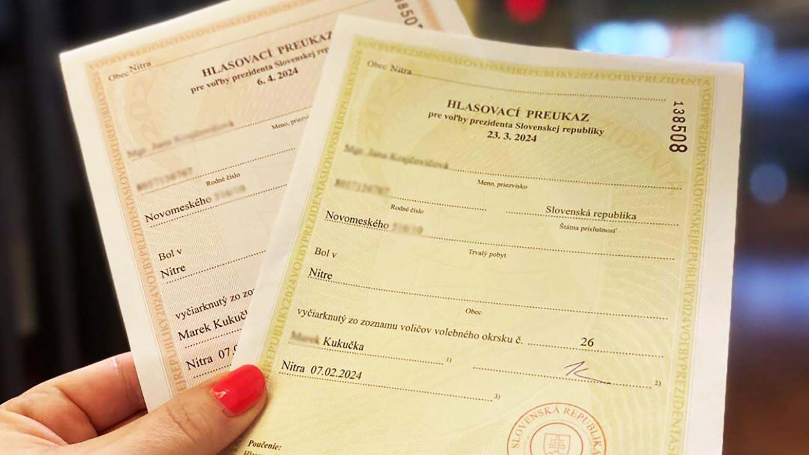 Posledný deň na vybavenie hlasovacieho preukazu je piatok 22. marca