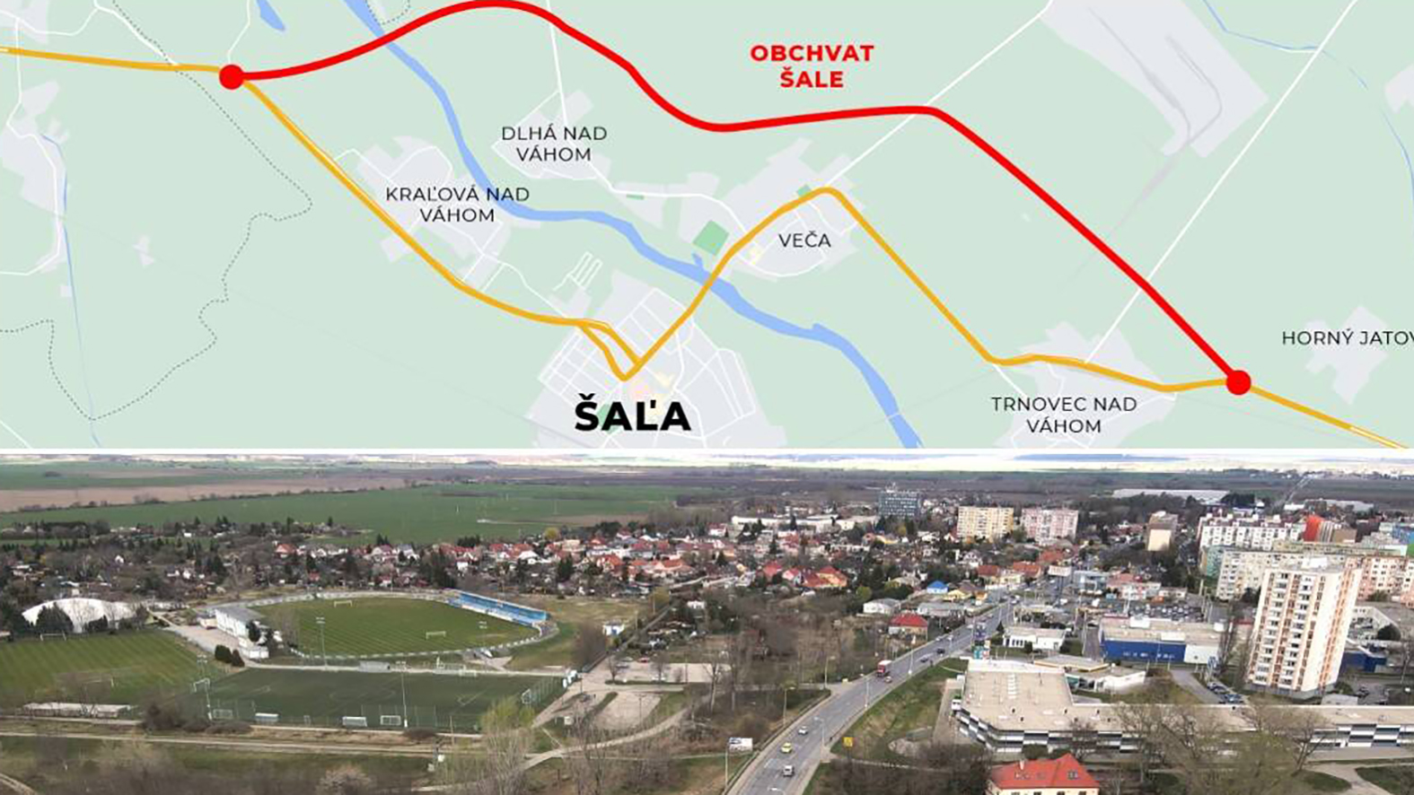 Primátor verí, že Šaľa sa po 30 rokoch dočká výstavby obchvatu