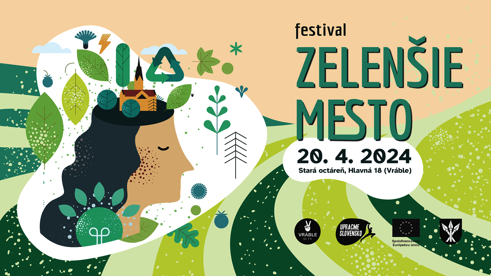 Dobrovoľníci i školáci v rámci festivalu Zelenšie mesto vyčistia Vráble