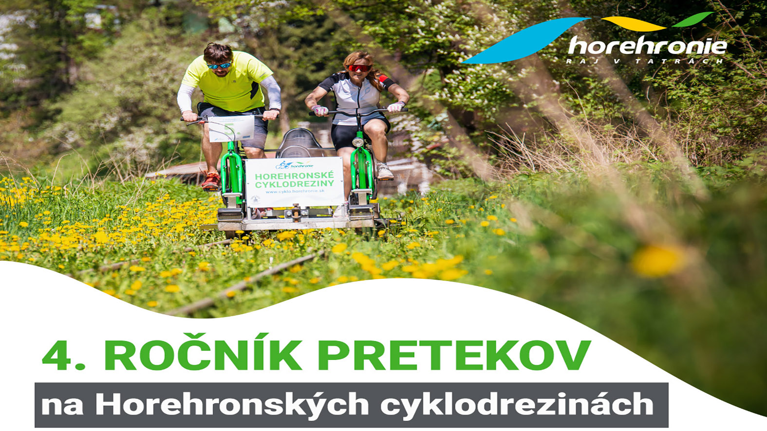 Pozvánka na 4. ročník pretekov na Horehronských cyklodrezinách
