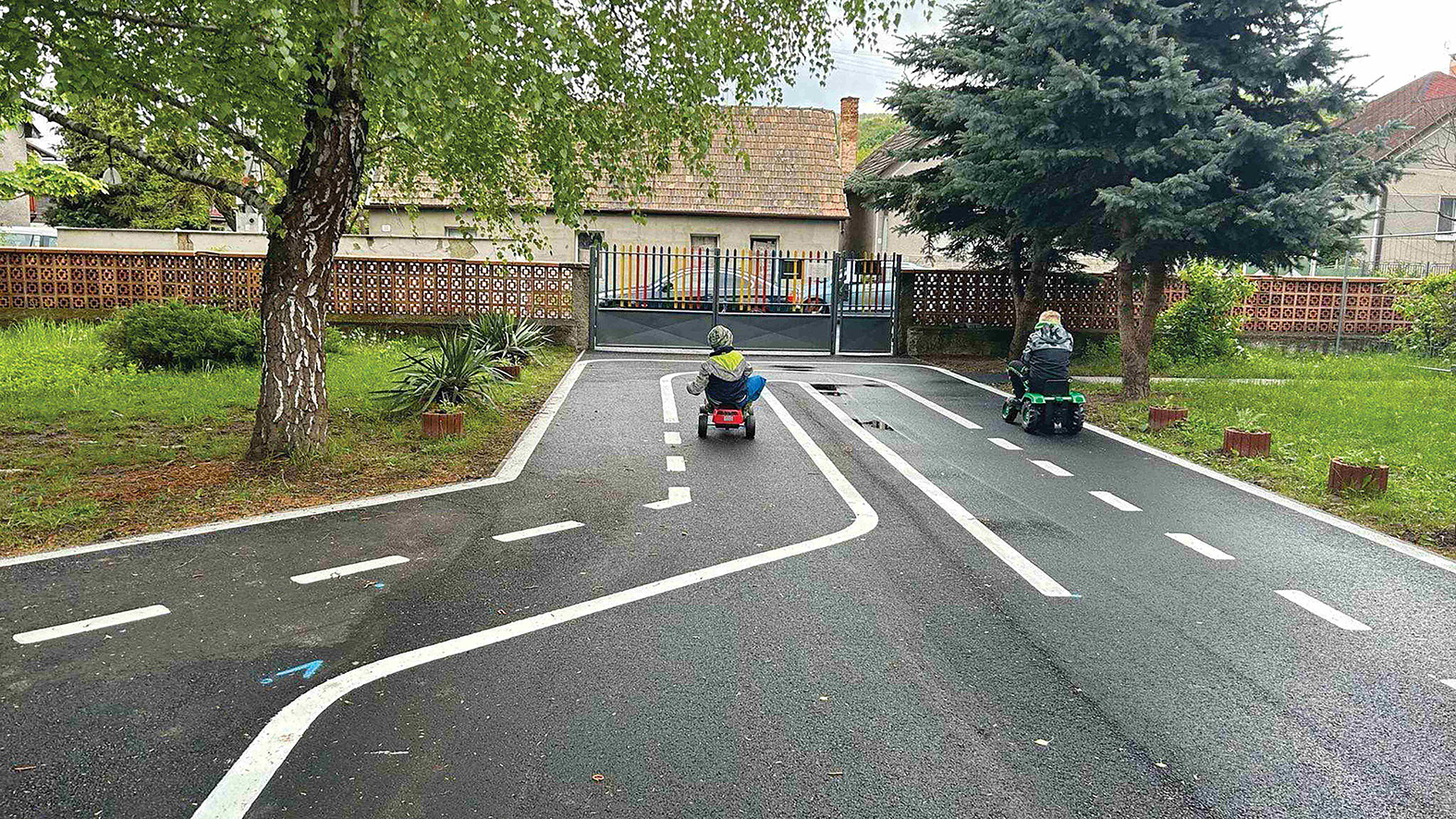 V materskej škole pribudlo detské dopravné ihrisko