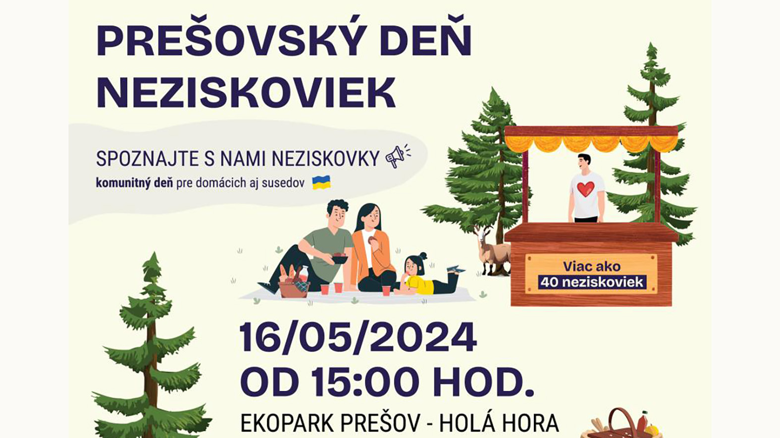 Prešovský deň neziskoviek v Ekoparku prinesie zábavu a prepojí komunity  