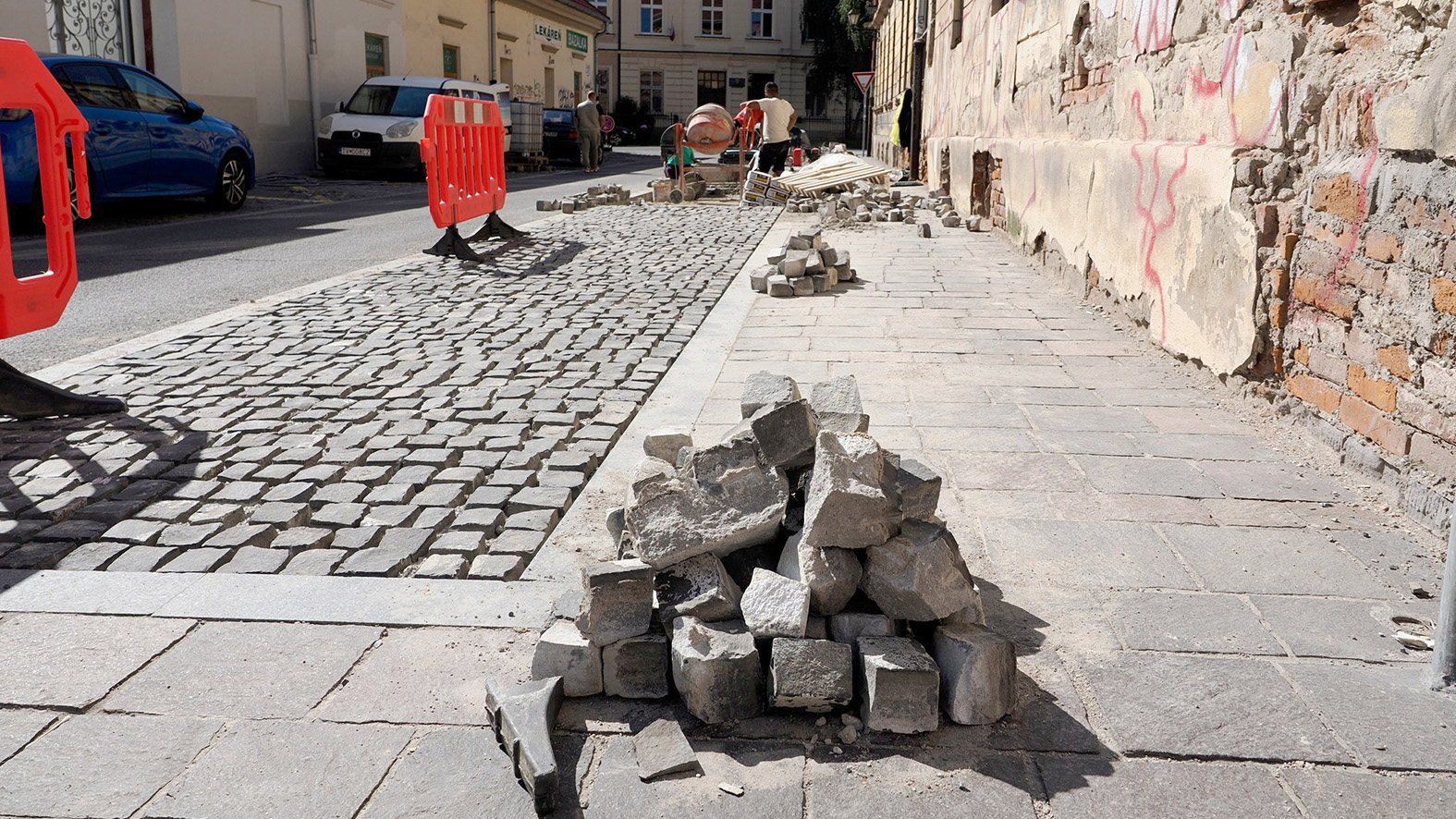 Mesto chce na opravu dlažby v centre vyčleniť 400-tis. eur