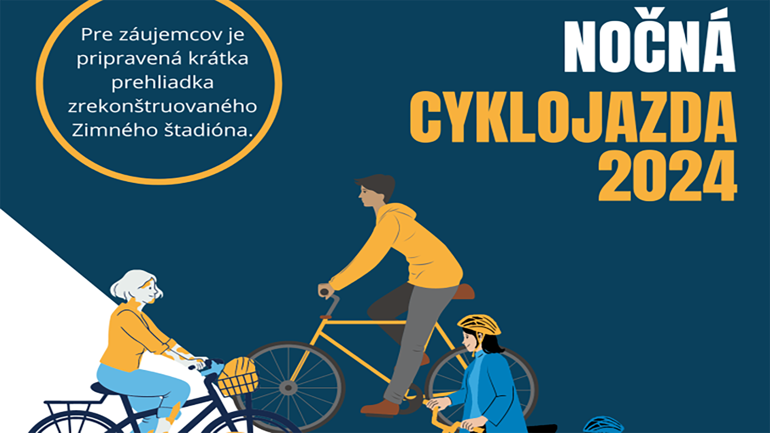 Termín nočnej cyklojazdy sa presúva z dôvodu nepriaznivého počasia