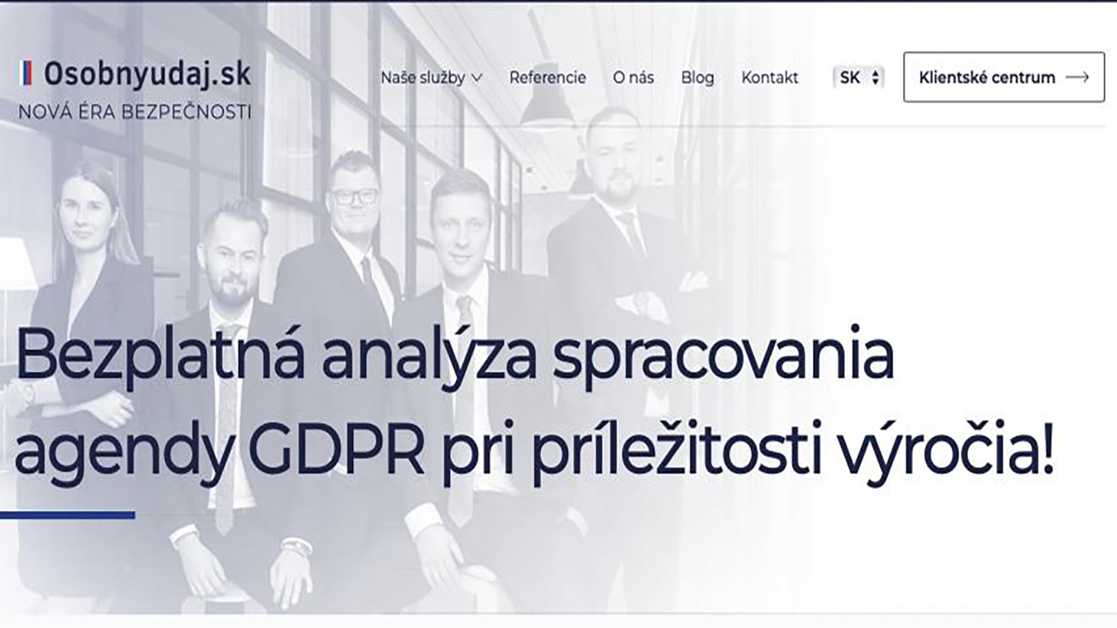 Kampaň osobnyudaj.sk k výročiu GDPR: bezplatná analýza GDPR vo vašej organizácii