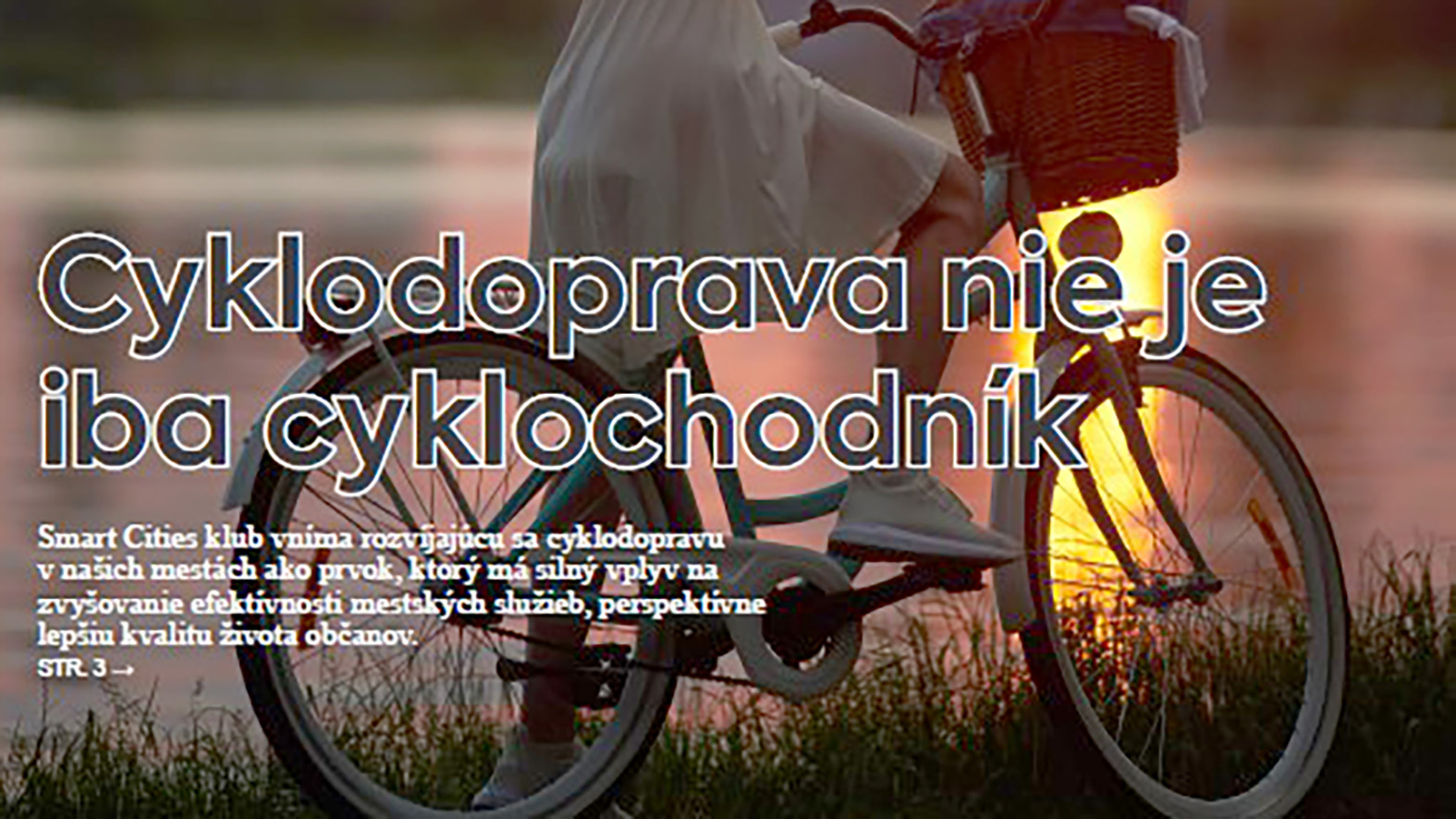Cyklodoprave je venované júnové číslo Newslettera Happy Smart Cities