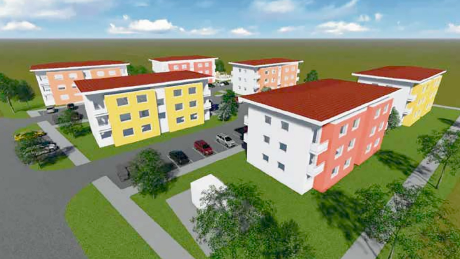Investor chce v Galante postaviť dva bytové domy pozostávajúce z 84 bytov