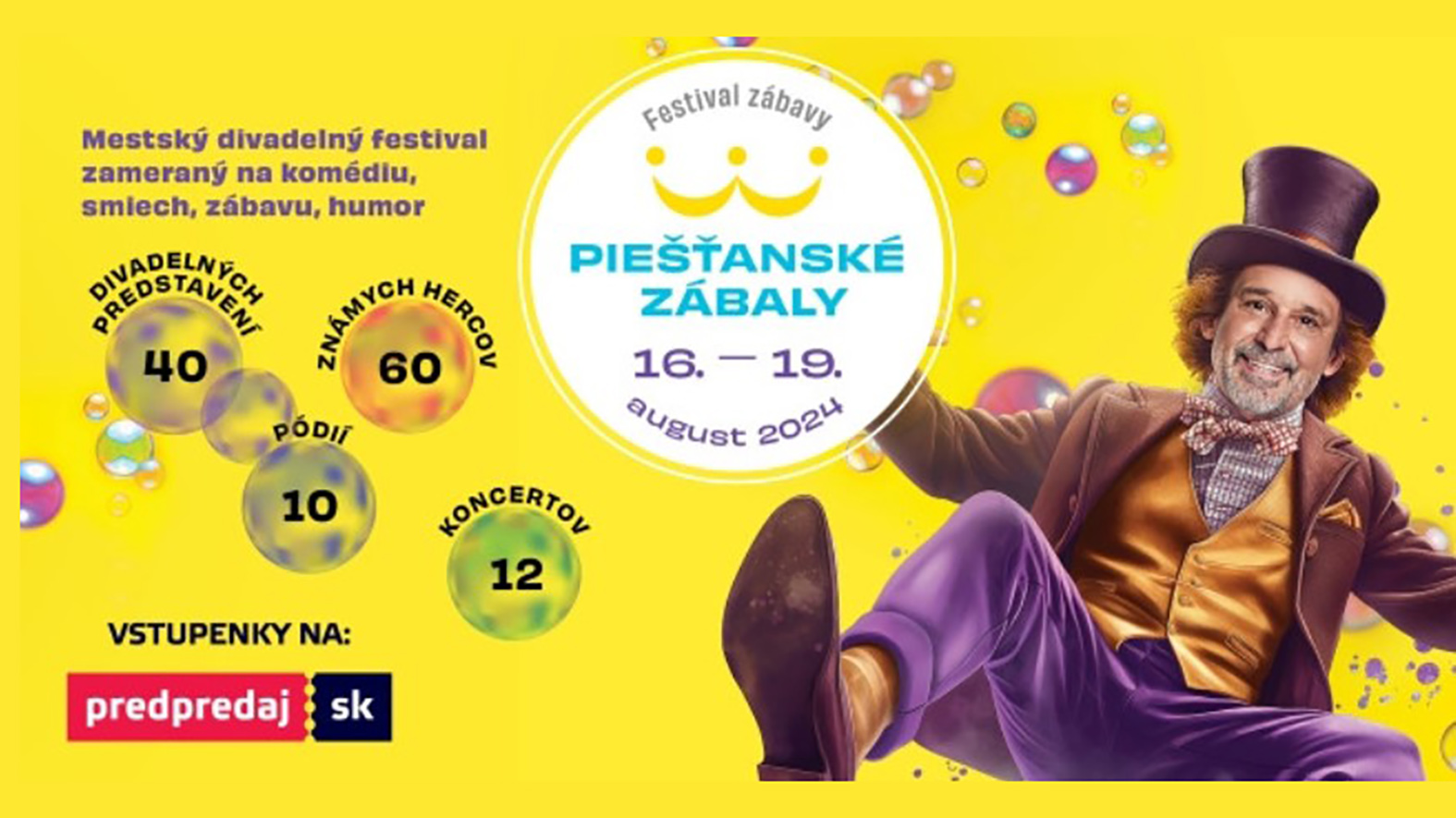 Festival zábavy – Piešťanské zábaly začína už tento piatok