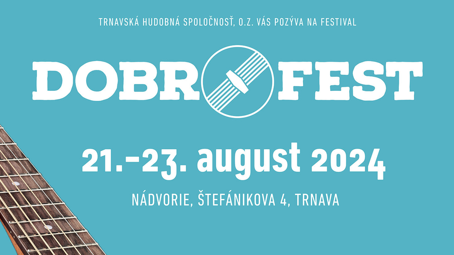 Dobrofest prinesie do mesta opäť zvuk rezofonickej gitary dobro