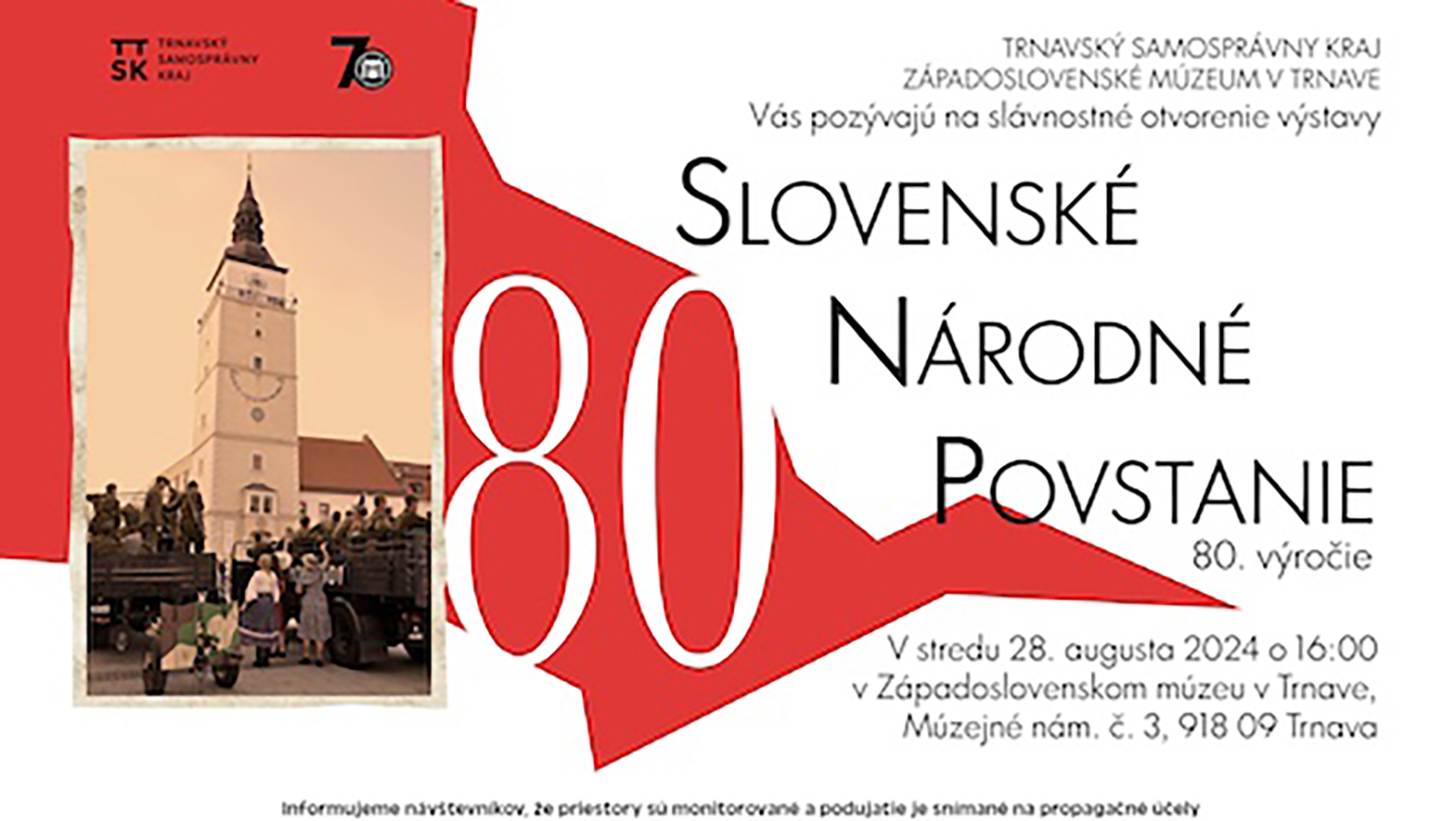 Západoslovenské múzeum v Trnave otvorí v stredu výstavu k výročiu SNP