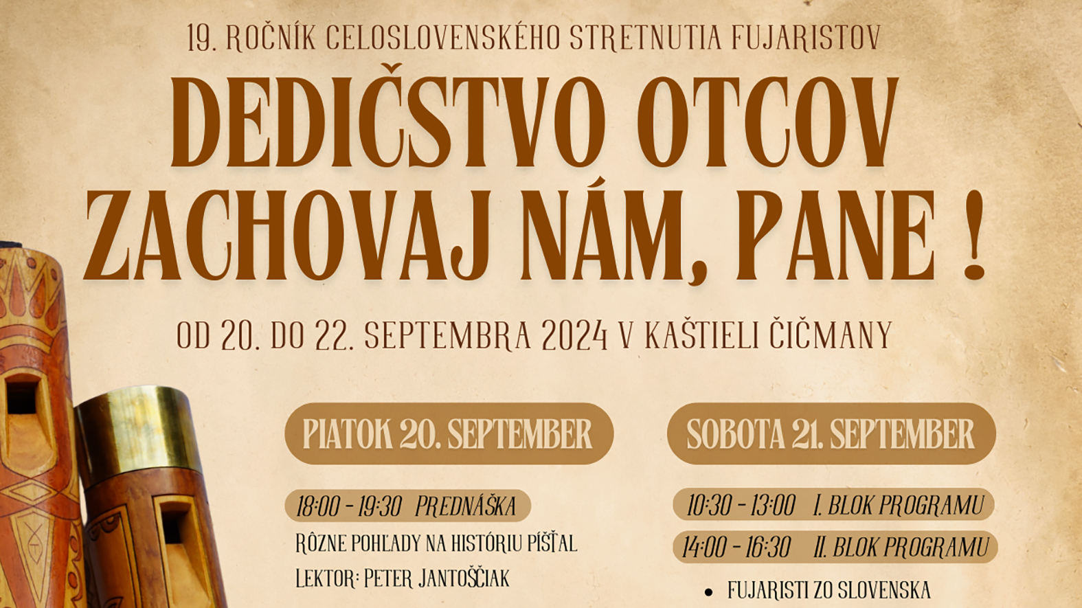 Celoslovenské stretnutie fujaristov: Dedičstvo otcov zachovaj nám, pane!