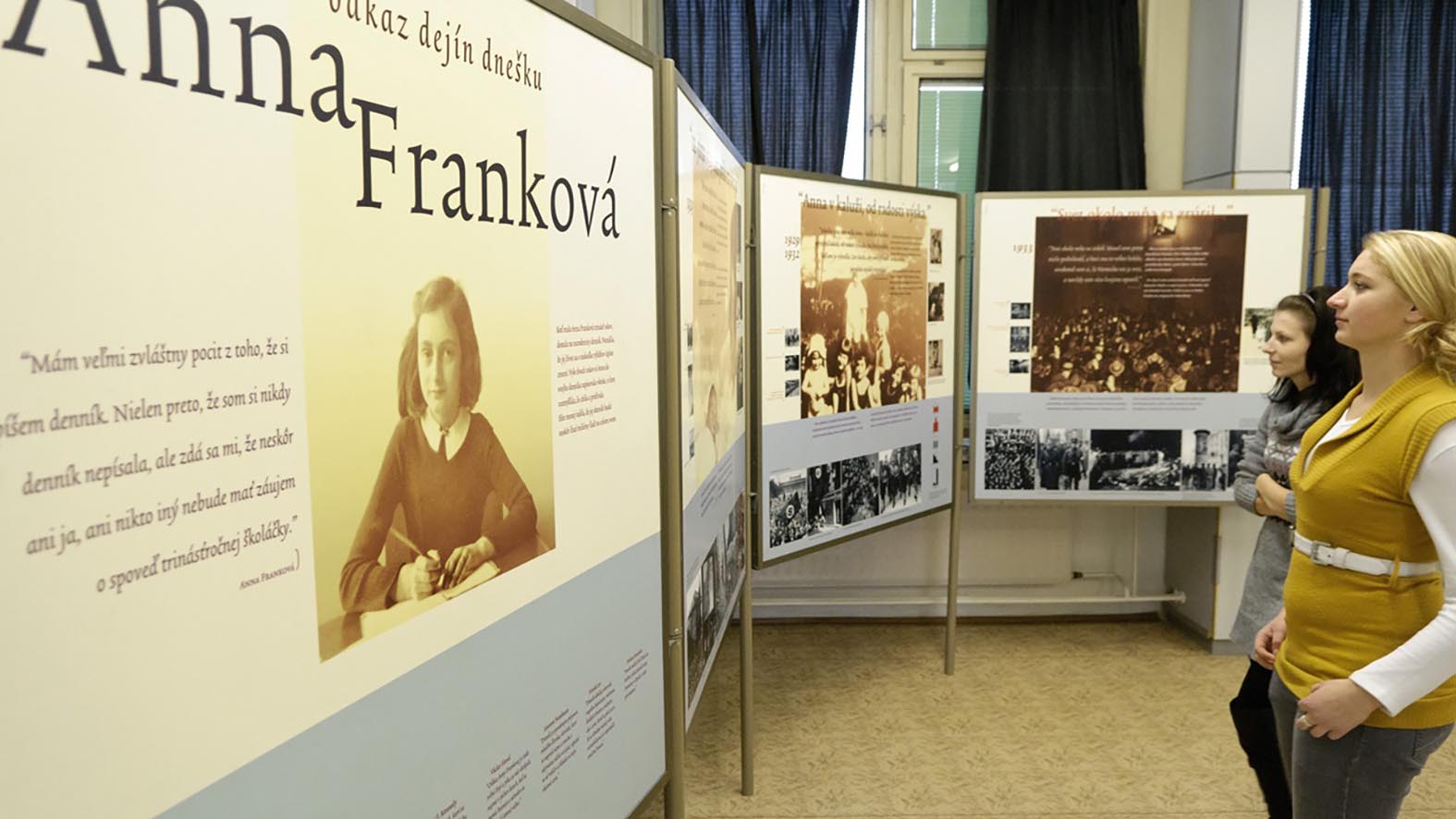 Ponitrianske múzeum sprístupní putovnú výstavu venovanú Anne Frankovej