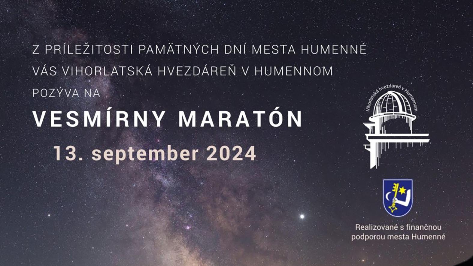 Vesmírny maratón v Humennom 