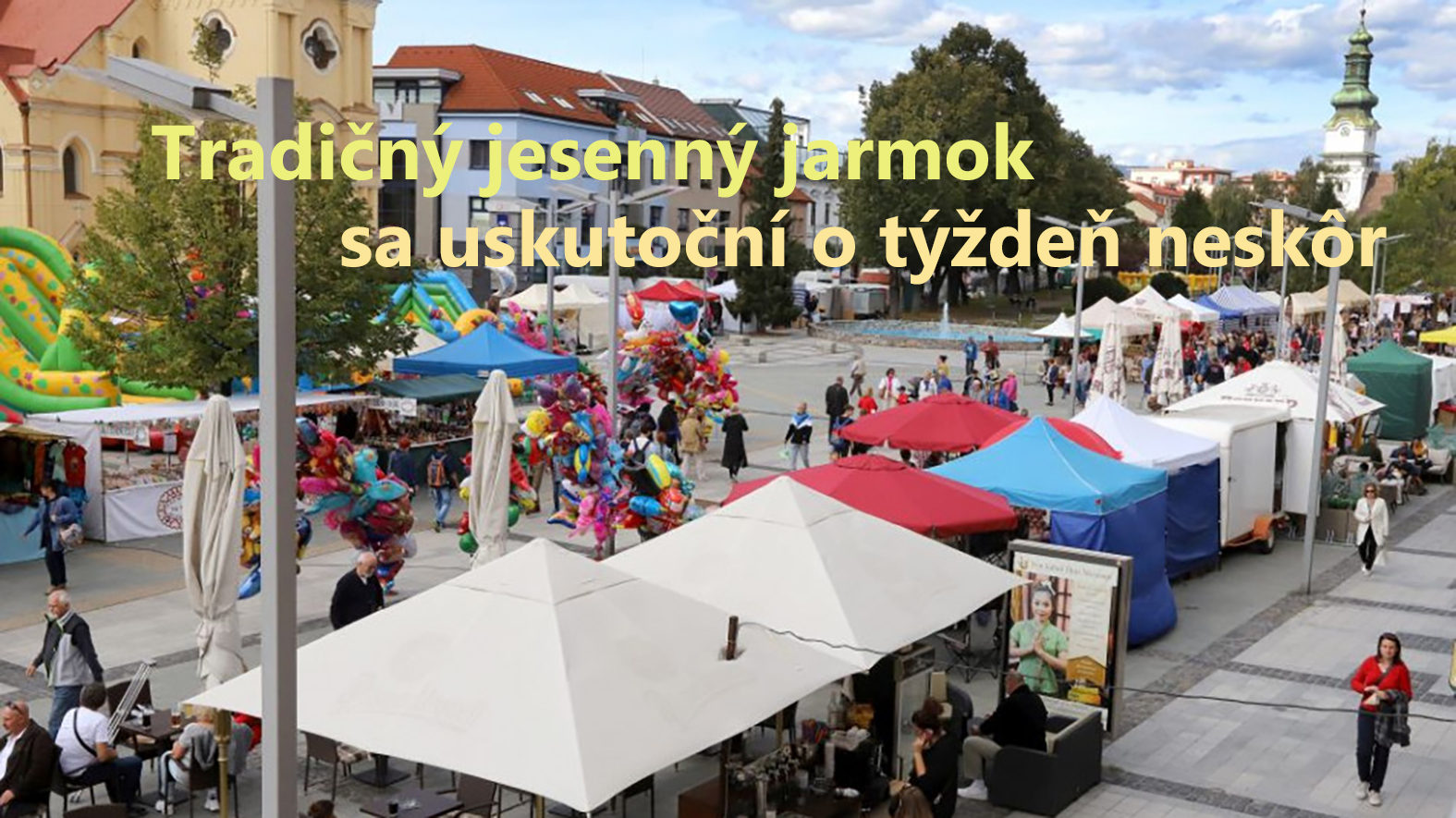 Jarmok presunuli, mesto sa pripravuje na možné prudké zrážky