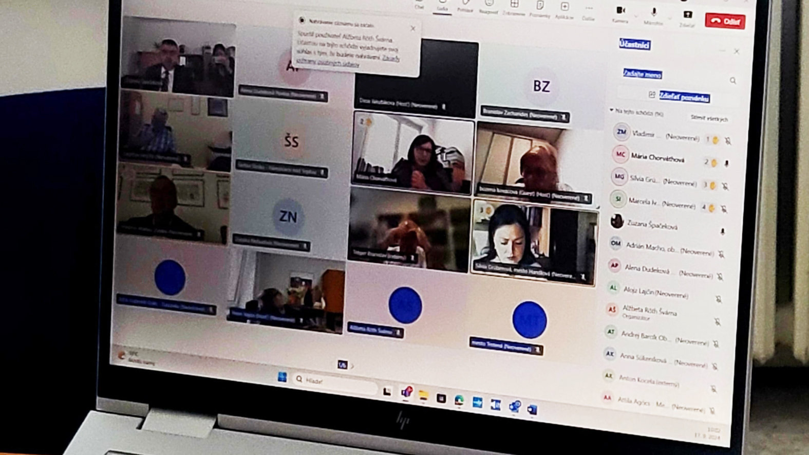 Z 26. online zasadnutia Rady Združenia miest a obcí Slovenska
