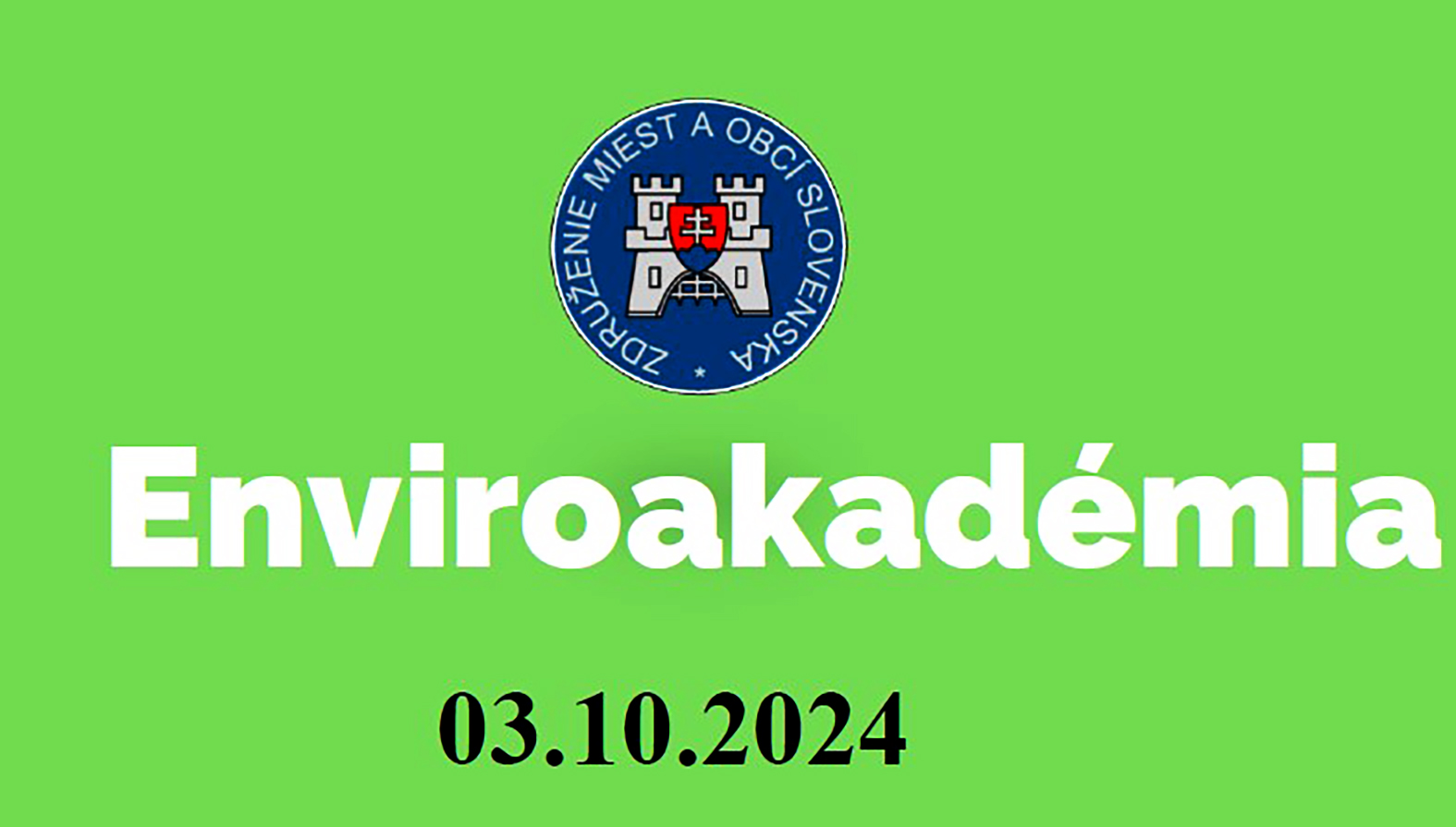 ZMOS pozýva na ďalší webinár Enviroakadémie