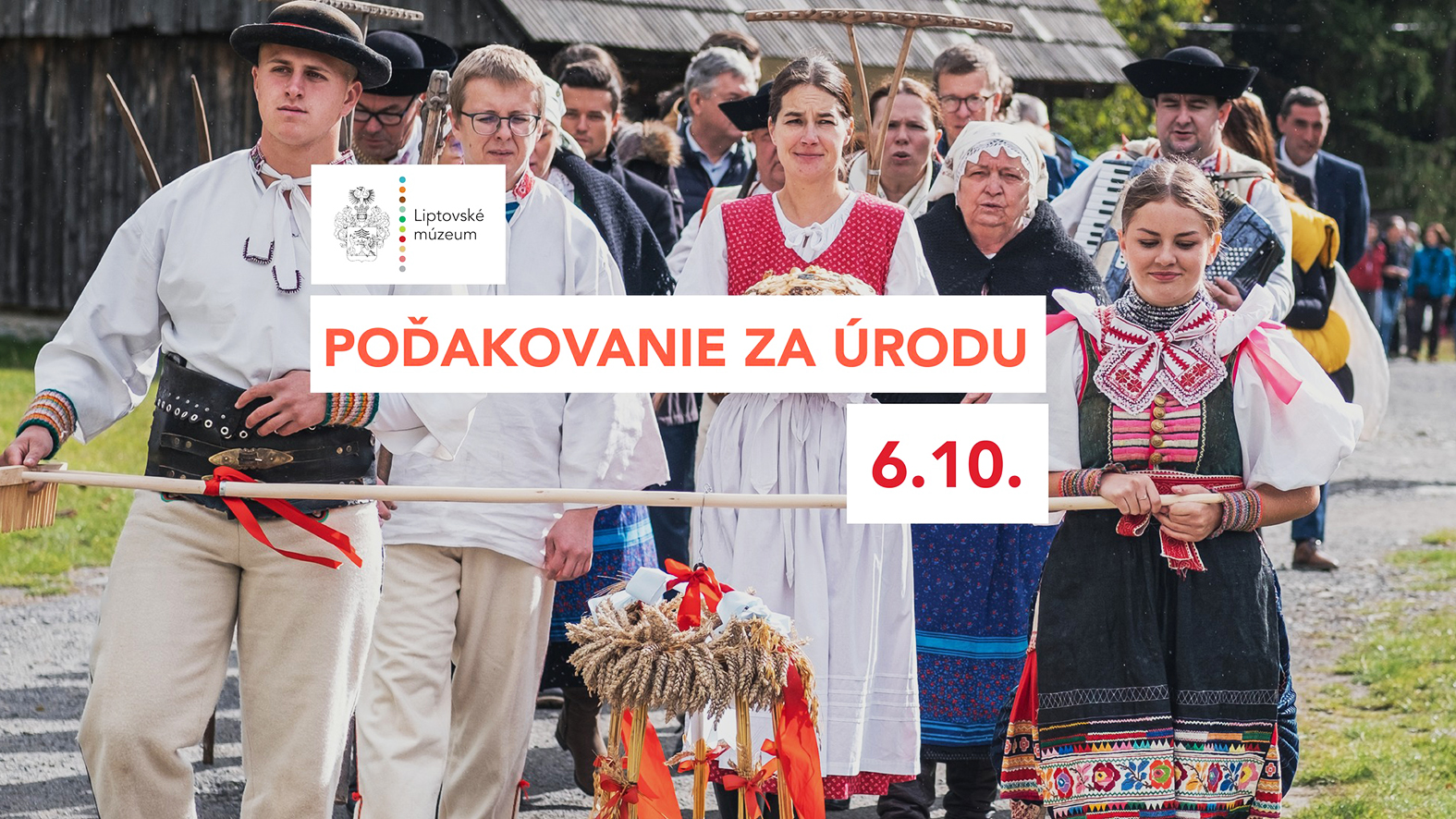 Poďakovanie za úrodu v skanzene Pribylina otvorí sprievod s dožinkovým vencom