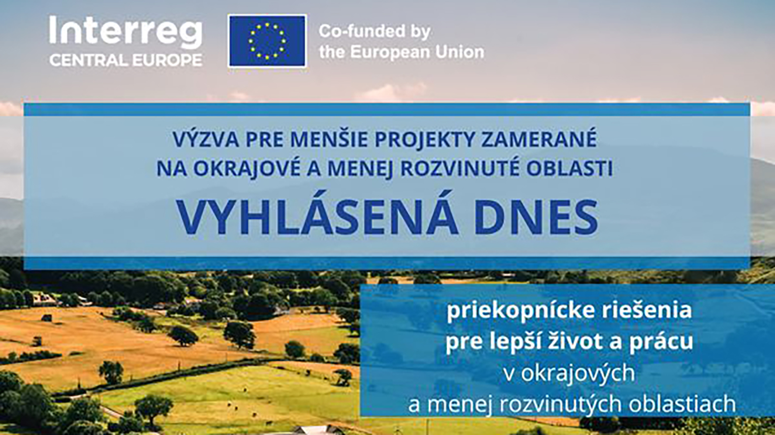 MIRRI oznámilo 14-miliónovú výzvu z programu Interreg Stredná Európa