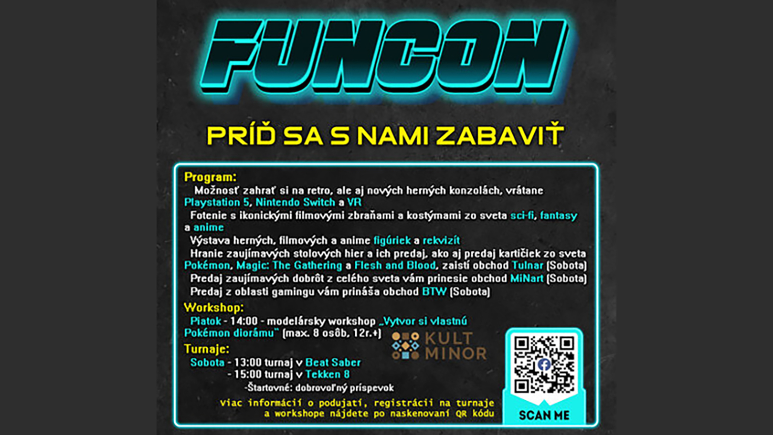 Funcon – dva dni plné hier, zábavy a fantastických zážitkov