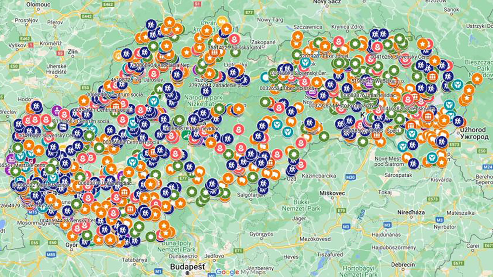 Vytvorili interaktívnu mapu sociálnych služieb