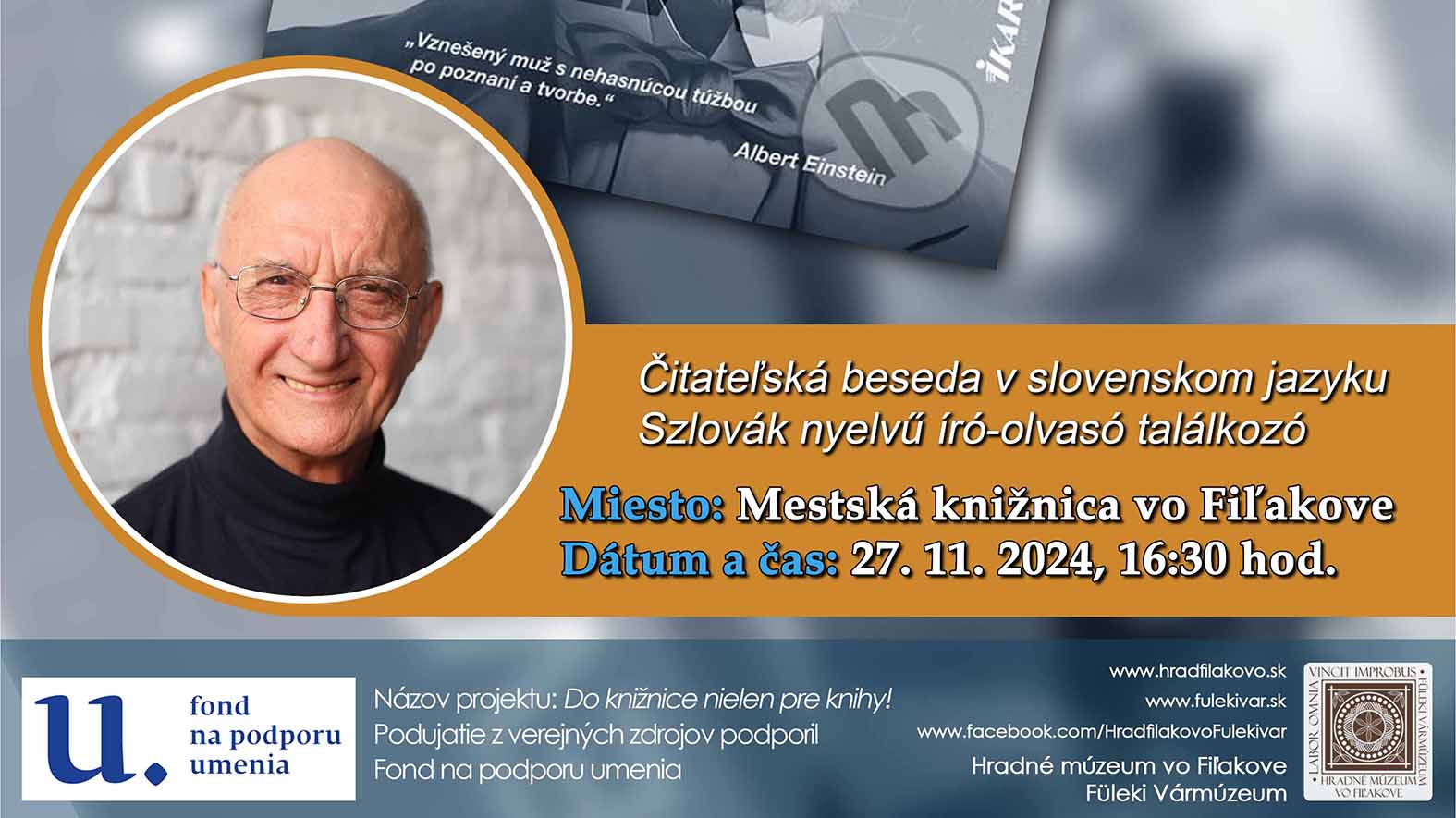 Čitateľská beseda s Jozefom Banášom
