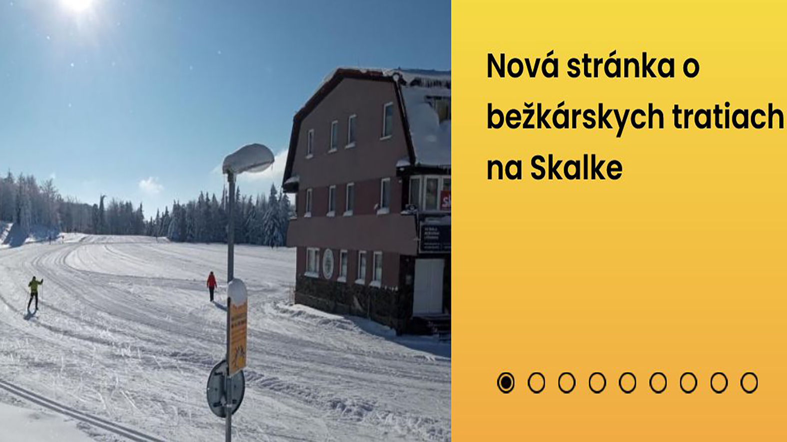 Mesto Kremnica spustilo novú stránku o bežkárskych tratiach na Skalke