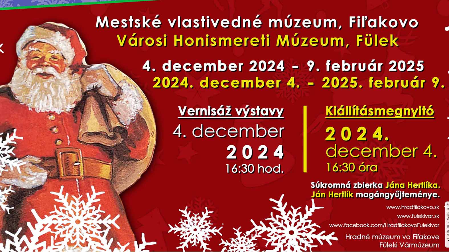 Otvorenie výstavy Čarovné Vianoce 