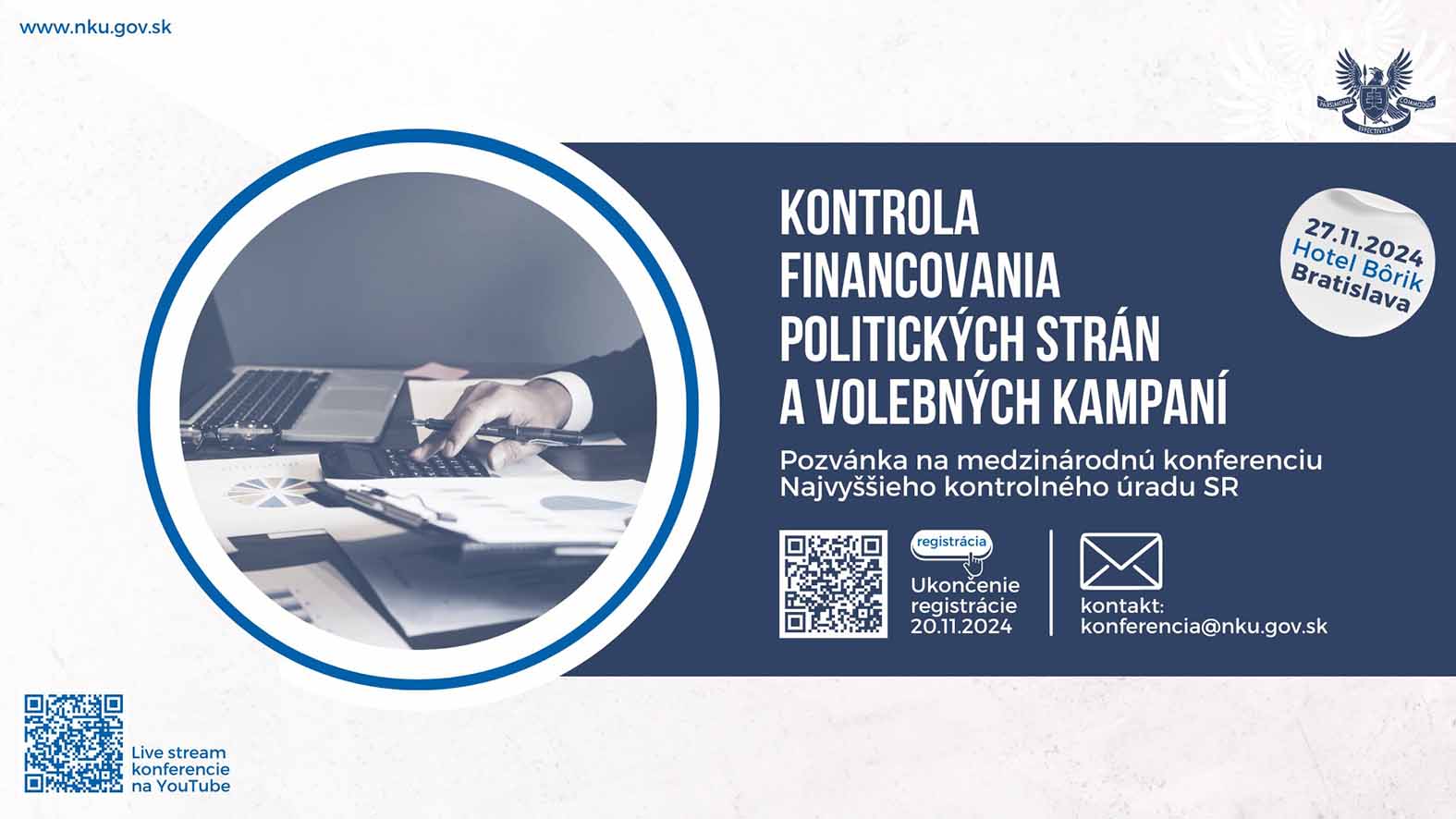 NKÚ: V Bratislave sa koná medzinárodná konferencia o financovaní volieb