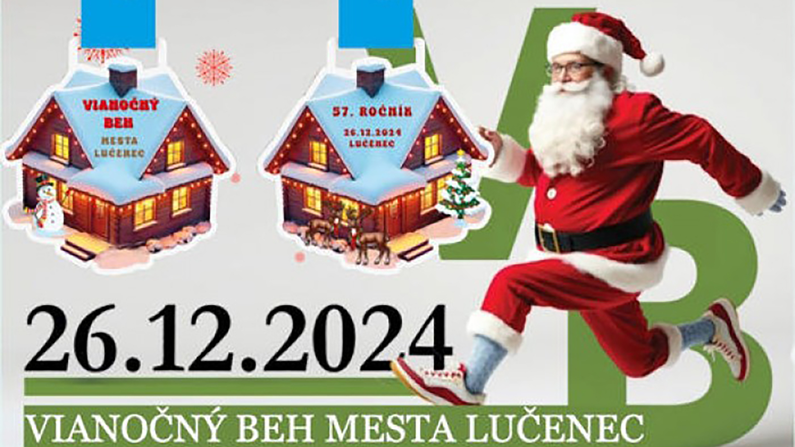 Vianočný beh v Lučenci je vypredaný, ulicami mesta bude bežať 1000 pretekárov