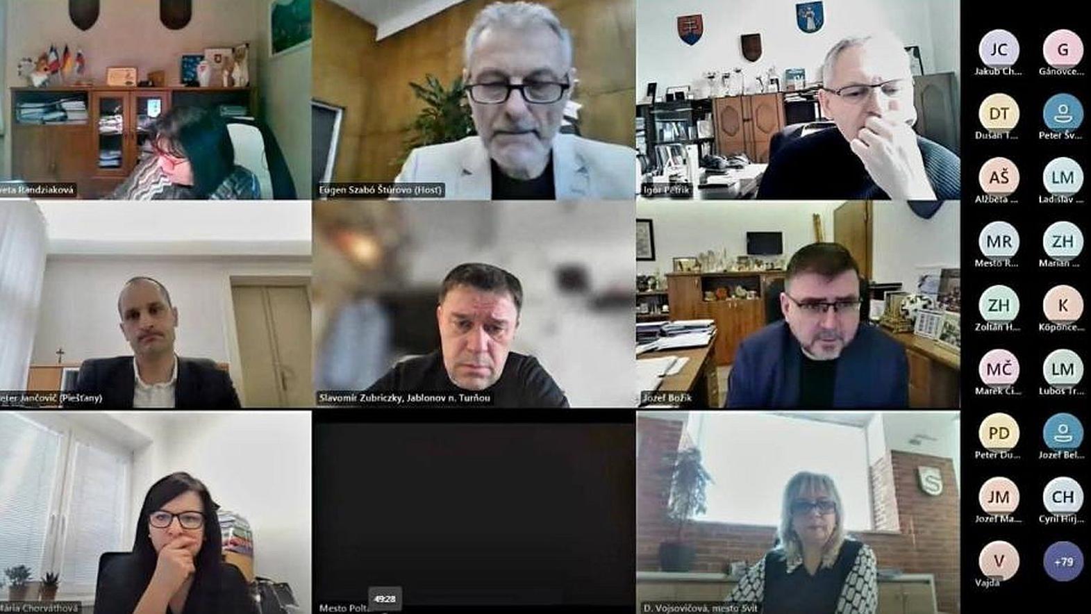 Téma dofinancovania samospráv silno rezonovala na online zasadnutí Rady ZMOS